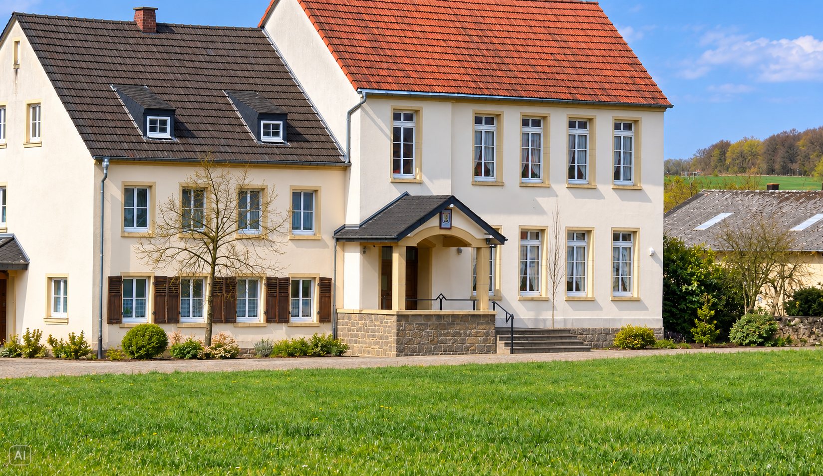 Das Dorfgemeinschaftshaus Ernzen von außen